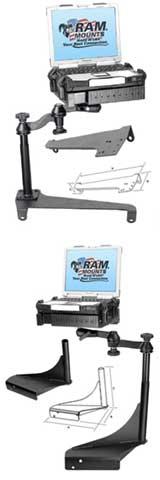 RAM Laptop No Drill Mounts and Bases